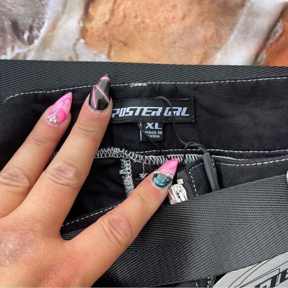 NWT Poster girl Y2k JNCO like cargo pants Sz XL - Picture 4 of 7